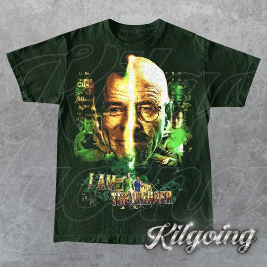Limited Heisenberg I Am The Danger Vintage 90s T-Shirt, Gift For Woman and Man Unisex T-Shirt