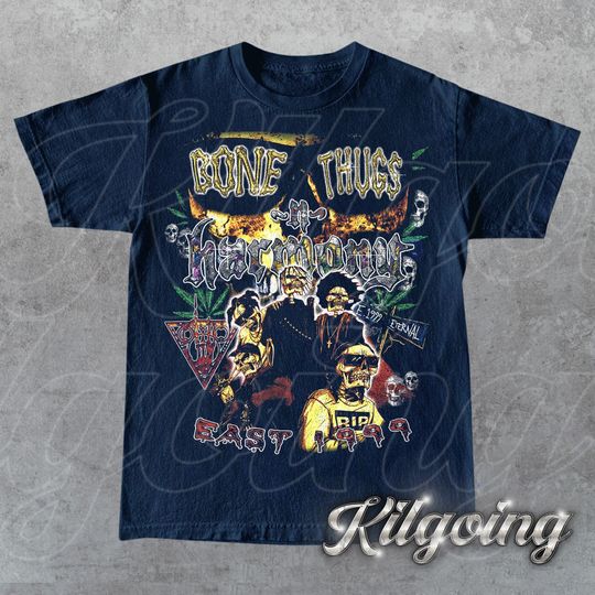 Limited Bone Thugs n Harmony Vintage 90s T-Shirt, Gift For Woman and Man Unisex T-Shirt