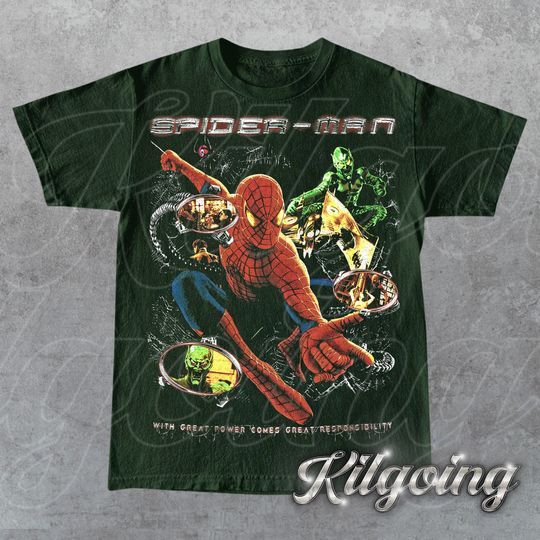 Limited Spider Man Vintage 90s T-Shirt, Gift For Woman and Man Unisex T-Shirt