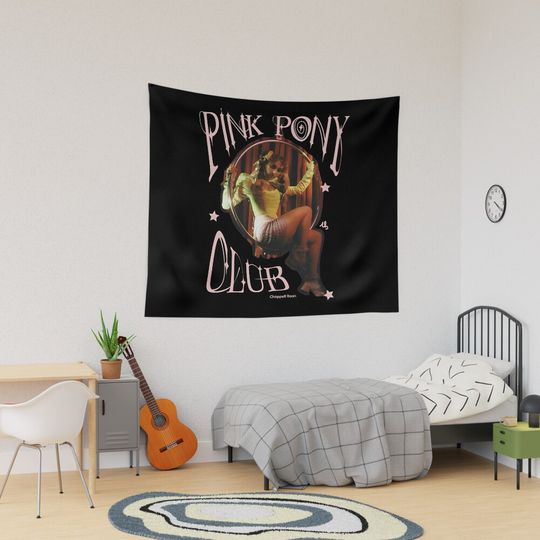 Pink Pony Tapestry, Gifts for Fan, Chappell Roan Merch
