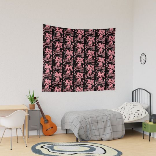 Pink Bow Beautiful Tapestry, Gifts for Fan, Chappell Roan Merch