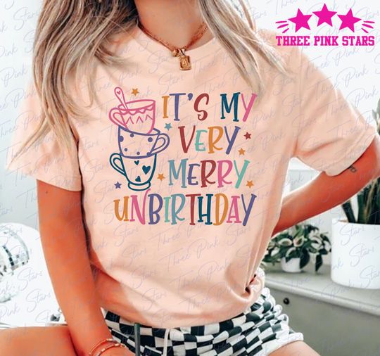 Alice in Wonderland Shirt, Alice Princess Birthday Shirt, Mad Tea Party T-Shirt E5278