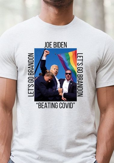 FJB Shirt. Biden Funny Shirt. Covid Sarcastic Shirt.  MAGA Trump Vance '24 Shirt. Trump 2024 Shirt. Joe Biden Sarcastic Shirt. MAGA Shirt.