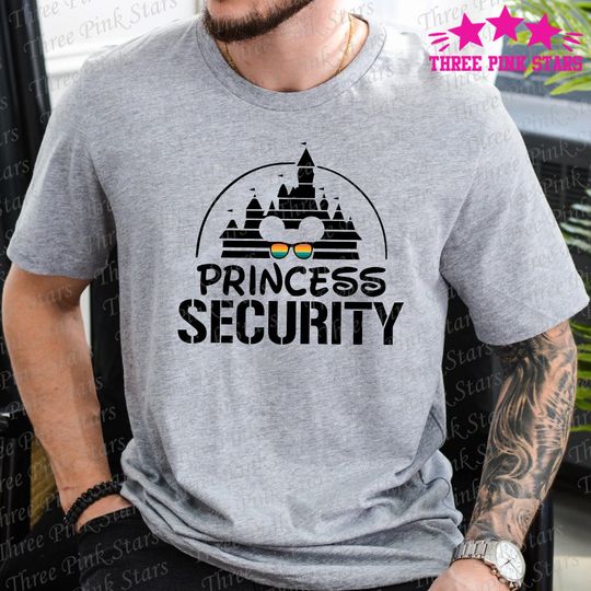 Princess Security Shirt, New Dad Shirt, Birthday Daddy T-shirt, Princess Birthday Shirt, Vacation Shirts, Gift For Dad E5103