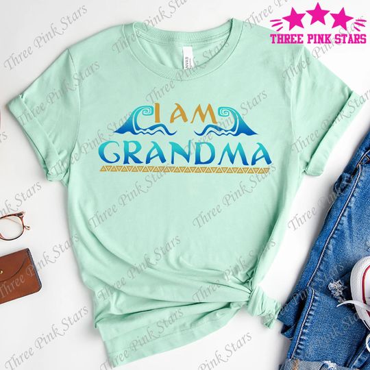 Moana Shirt, Moana Grandma T-Shirt, Gift for Grandma, Moana Mom Shirt, Polynesian Shirt E4993