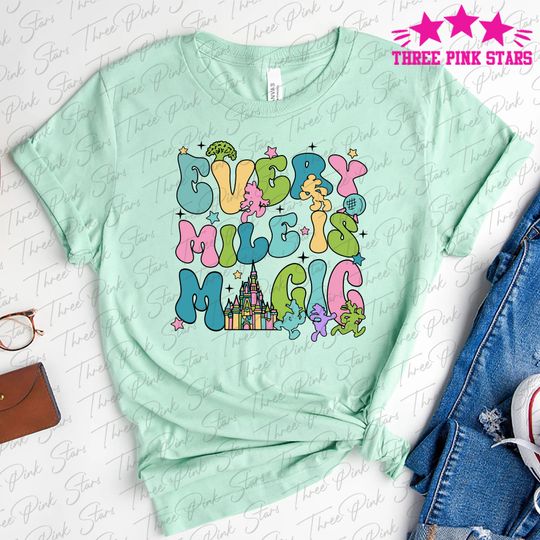 Every Mile Is Magic Shirt, Magic Kingdom Running Shirt, Epcot Running Tee, Marathon Running Tee E5240