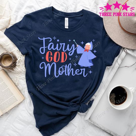 Cinde Shirts, Fairy Godmother Shirt, Gift for Grandma, Grandma T-shirt, Godmother Shirt E4949