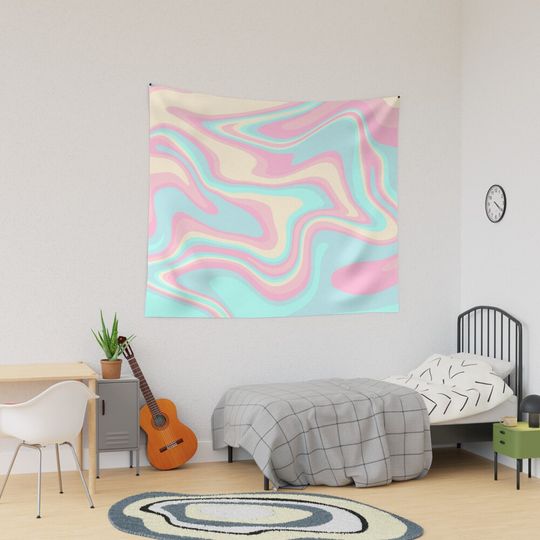Tie Dye Tapestry, Retro Tapestry, Back to School Gift Idea, For Decoration, Home and Living