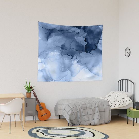 Stormy Weather Tapestry, Retro Tapestry, Back to School Gift Idea, For Decoration, Home and Living