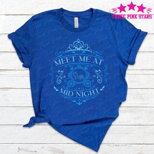 Cinde Shirt, Meet Me at Midnight Shirt, Cinde Princess T-shirt, Magic Kingdom Tee E5167