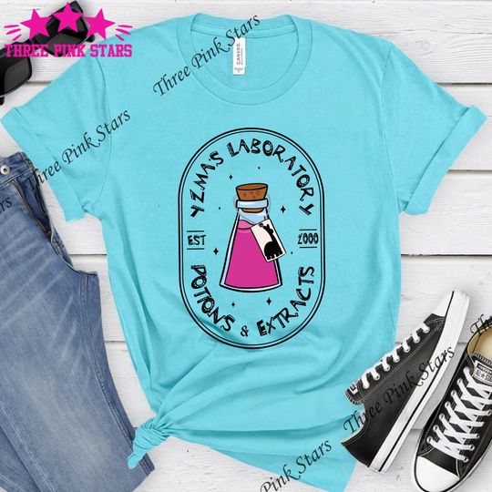 Yzma Shirt, Emperors New Groove Kuzco T-shirt, Llama Potion Bottle E4023