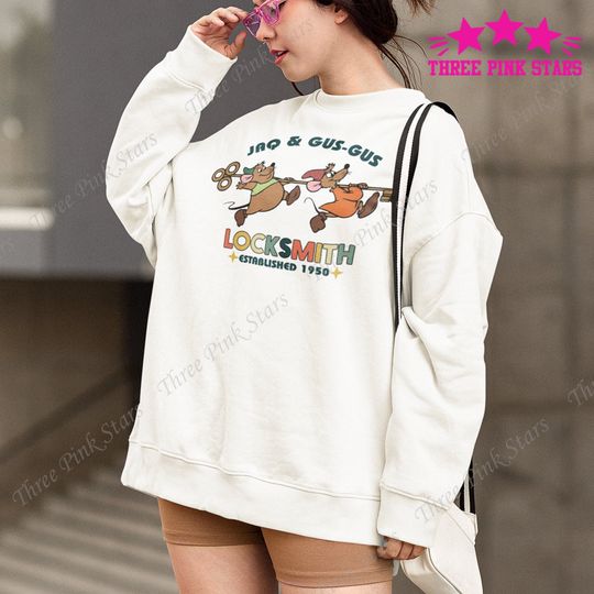 Jaq & Gus Gus Locksmith Sweatshirt, Cinde Sweatshirt, Jaq And Gus E3782
