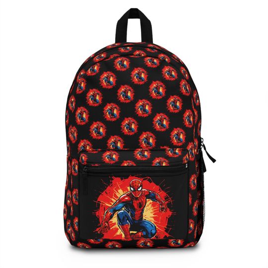 Spiderman Backpack, Spiderman Bookbag School bag, kid backpack, Spiderman Gift School Bag for boys