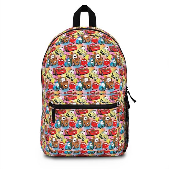 Car Backpack, Disney Backpack, Disney Bag, Disney School Bag, Backpack, Kids Backpack