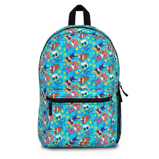 Super kitties BLUE Backpack, Disney Backpack, Disney Bag, Disney School Bag, Backpack, Kids Backpack