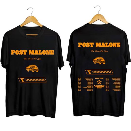 Post Malone - The F-1 Trillion Tour 2024 Shirt, Post Malone Fan Shirt, Post Malone 2024 Tour, The F-1 Trillion 2024 Concert Shirt