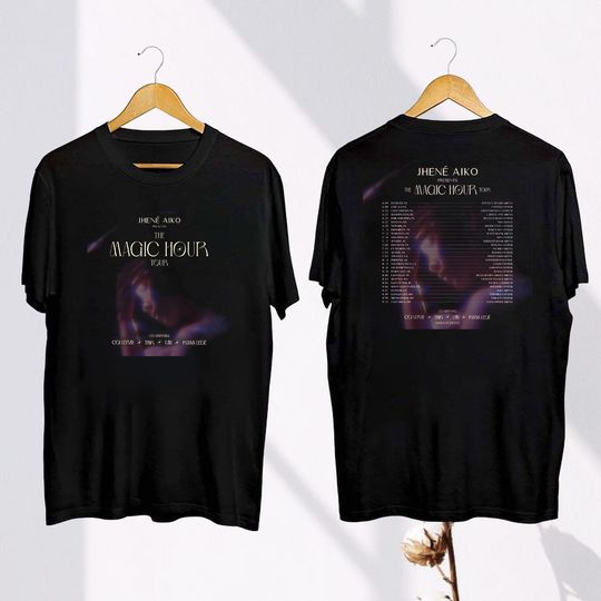 Jhene Aiko The Magic Hour Tour 2024 Shirt, Jhene Aiko Fan Shirt, Jhene Aiko 2024 Concert Shirt, Jhene Aiko Merch, Jhene Aiko Graphic Shirt