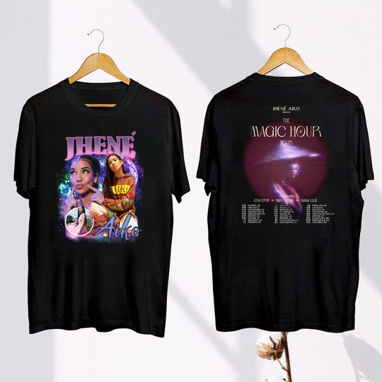 Jhene Aiko The Magic Hour Tour 2024 Shirt, Jhene Aiko 90s Vintage Tee, Jhene Aiko Fan Gift, Jhene Aiko 2024 Concert Shirt, Jhene Aiko Merch