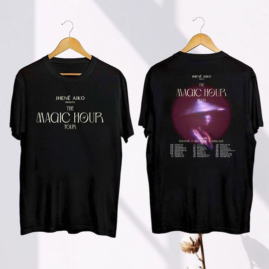 Jhene Aiko Vintage T-Shirt, Jhene Aiko The Magic Hour Tour 2024 Shirt, Jhene Aiko Fan Gift, Jhene Aiko 2024 Concert Shirt, Jhene Aiko Merch