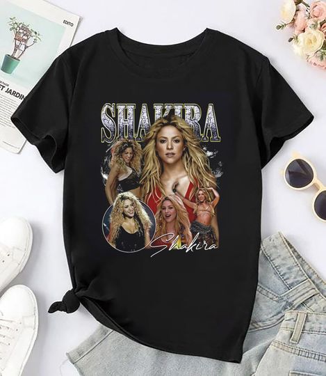 90s Vintage Shakira Bootleg T-Shirt, Shakira 2024 World Tour T-Shirt, Shakira Fan Gift Shirt, Shakira Signatures Shirt, Shakira Tour Merch