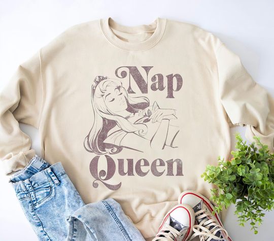 Disney Princess Nap Queen Shirt, Sleeping Beauty T-shirt, Princess Aurora