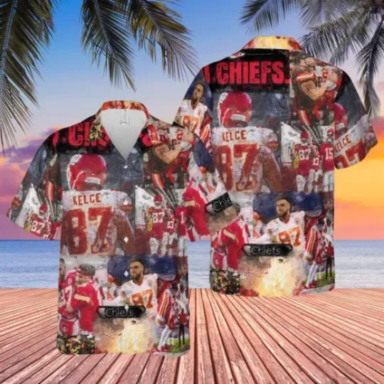 Kansas City Chiefs #1 Hawaiian Shirt, button down shirt, Gift for Fan