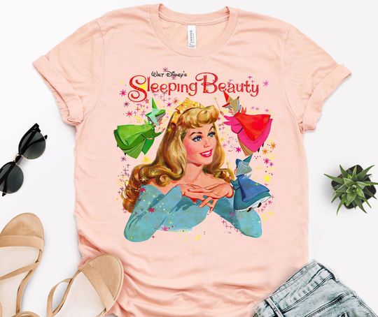 Disney Princess Sleeping Beauty Shirt, Disney Aurora Princess T-shirt