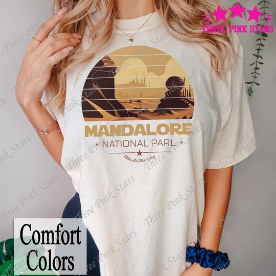 Star Wars Comfort Colors Shirt, Mandalore Planet Shirt, Mandalorian Shirt E5018