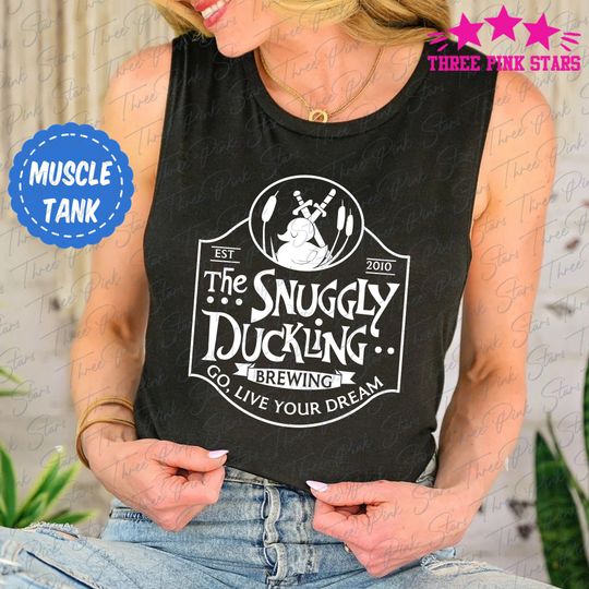 Snuggly Duckling Muscle Tank, Snuggly Duckling Brewing Tangled Tank Top, Tangled Tank Top E3718