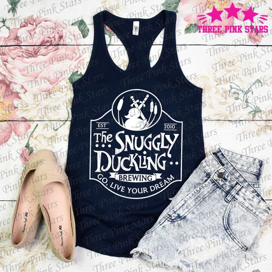 Tangled Tank Top, Snuggly Duckling Tank Top, Rapunzel Tank Top E3718