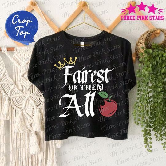 Snow White Crop Top, Fairest of Them All Crop Tee, Florida Trip Tee E5076