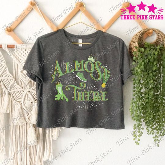 Tiana Princess Running Crop Top Almost There, Princess and the Frog Crop Tee E4998