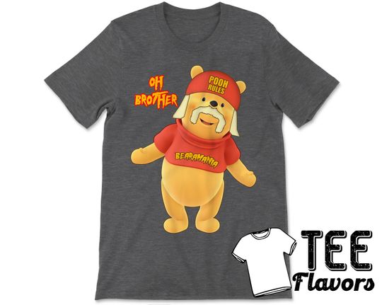 Bearamania Disney Winnie the Pooh Hulk Hogan Tee / T-Shirt