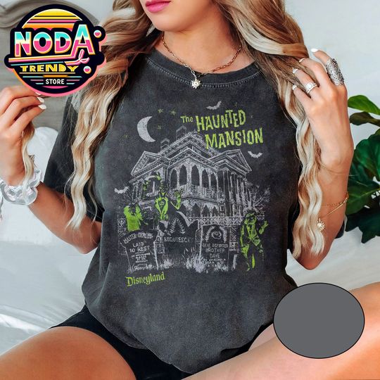 Vintage Disney The Haunted Mansion Shirt, Hitchhiking Ghosts Leota Tshirt, Disneyland Halloween,Spooky Season, Disneyland Vacation