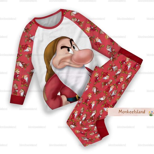 Dwarf Pajamas, Funny Dwarf Pajamas Pants,  Family Matching Pajamas, Dwarfs Pj Set, Gift For Kids