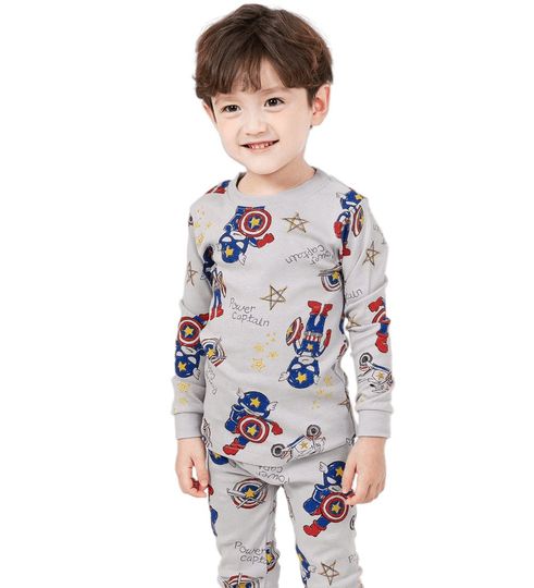 Captain America Pajamas, kids pajama set, Pajama set for boys and girls, Superhero pajamas, Korean pajamas