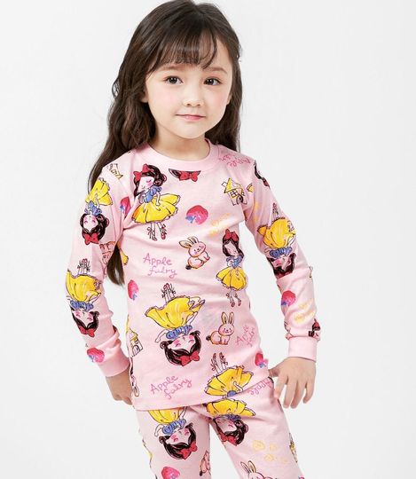 Girls Snow White princess pajamas, Snow fairy princess, kids pajama set, Korean pajamas