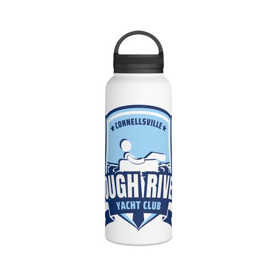 Yough River Yacht Club Stainless Steel Water Bottle, Handle Lid