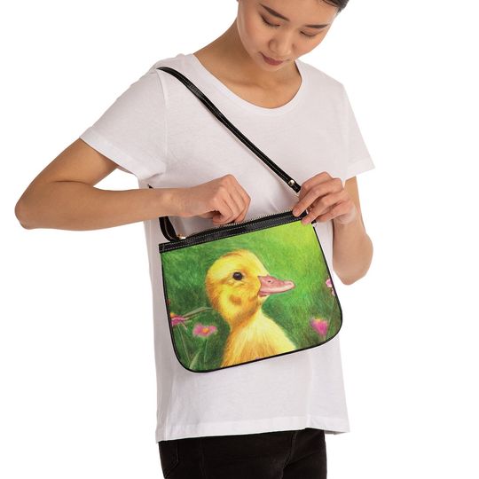 Duckling Small Shoulder Bag, Vintage Shoulder Bag, Gift for Her, Small Shoulder Bag for Women