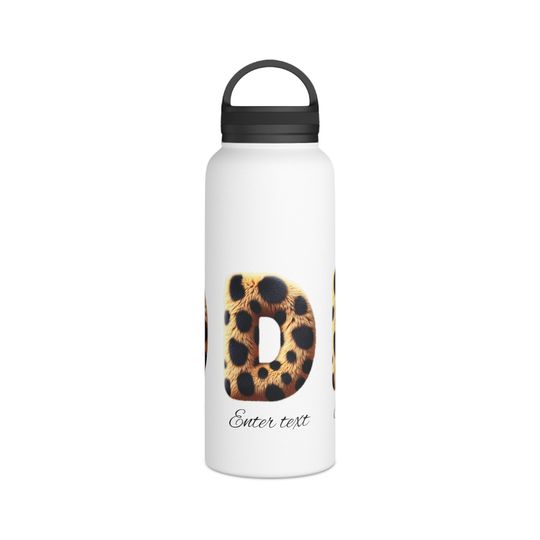 Custom Stainless Steel Water Bottle with Handle Lid: Stay Hydrated in Style with Personalized TouchStainless Steel Water Bottle, Handle Lid