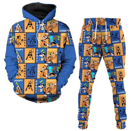 Goofy Hoodie Jogger Set, Goofy Disney