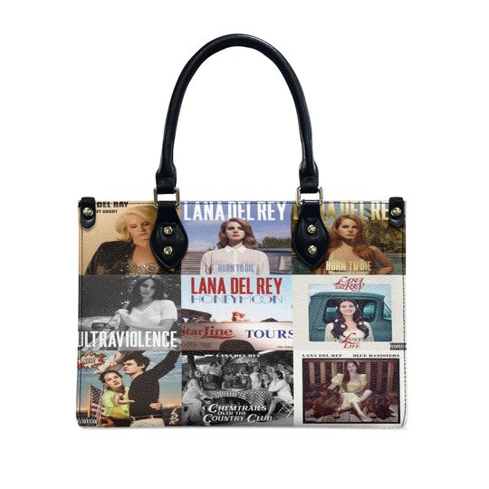 Lana Del Rey Leather Bag Handbag, Music Women Handbag , Lana Del Rey Women Purses