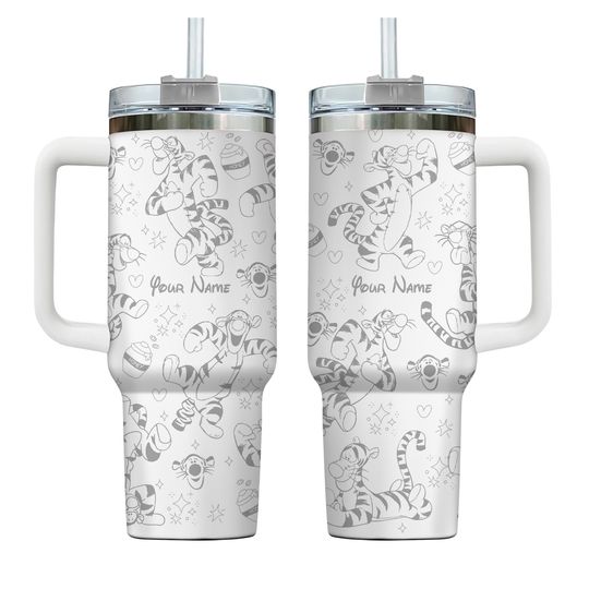 Personalized Winnie the Pooh Tigger Disney Tumbler