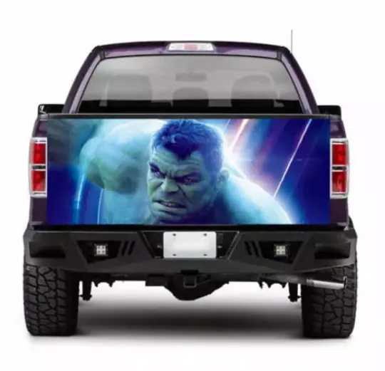 I Love The Hulk Superheroes Movie Fans Truck Tailgate Wrap