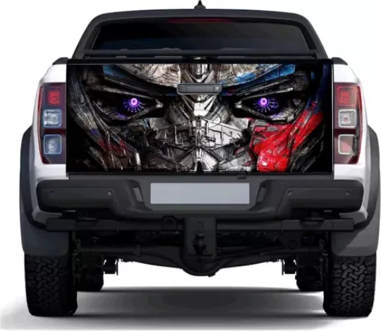 Transformer Optimus Prime Gift For Fans Truck Tailgate Wrap Decal