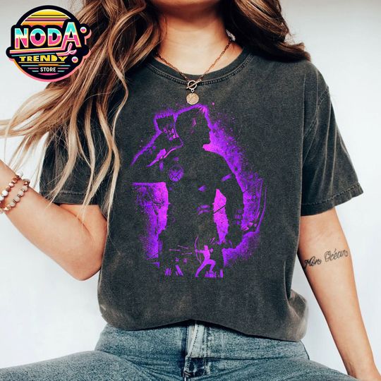 Vintage Marvel Avengers Hawkeye Silhouette Portrait Shirt, Avengers Campus T-shirt, Marvel Comics, Marvel Family Matching, Infinity War Tee