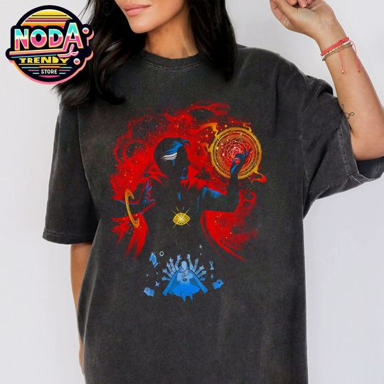 Retro Marvel Avengers Dr Strange Silhouette Portrait Shirt, Avengers Campus T-shirt, Marvel Comics, Marvel Family Matching, Infinity War Tee