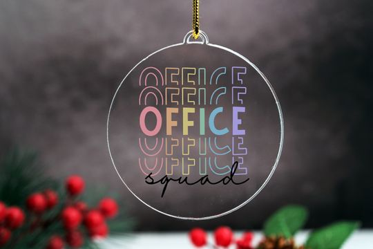 Office Staff Christmas Gifts,Employee Ornament,Staff Christmas Gifts,Office Squad Gifts,Work Team Gifts,Funny Work Ornaments,Coworker Gifts