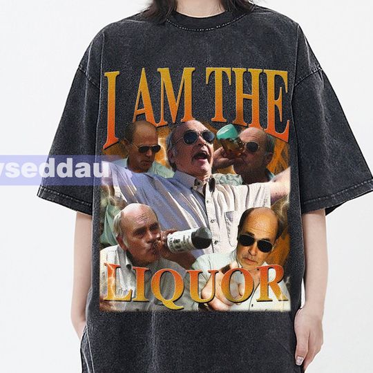 I Am The Liquor Vintage Washed T-Shirt, I Am The Liquor Vintage Homage Graphic Unisex Short Sleeve, Bootleg Retro 90's Fans Gift