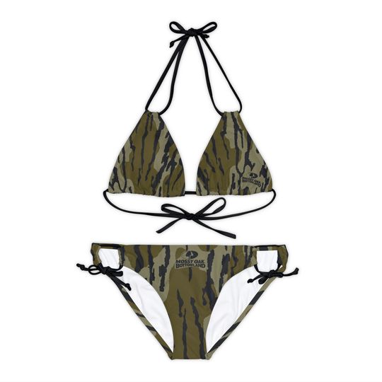 Mossy Oak Bottomland Original Camo - Strappy Bikini Set